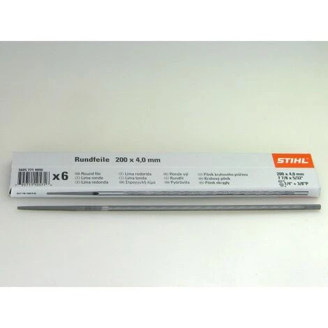 Stihl 56057714006 Rundfeile 6 Stück Für Sägeketten 4,0mm 1/4' Und 3/8'P 1,3mm 5605 771 4006 1 Stihl 56057714006 Rundfeile 6 Stück Für Sägeketten 4,0mm 1/4' Und 3/8'P 1,3mm 5605 771 4006