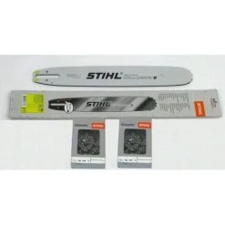 Stihl 30030005213 Führungsschiene Rollomatic E 40cm 3/8" 1,6mm +2 Stück Halbmeißelketten Stihl