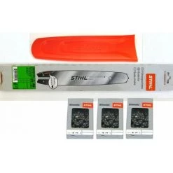 Stihl 30050003905 Führungsschiene Rollomatic 30cm 3/8'P 1,1mm + Stihl 3 Stück Ketten + Stihl Schwert...