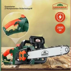 Gardebruk Elektrische Kettensäge 2800 Watt 40cm Schnittlänge Schwert Automatische Kettenschmierung Motorsäge Garten -Kettensägen & Zubehör Shop 18477991 5