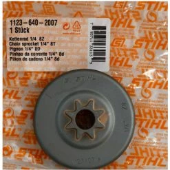 Stihl 11236402007 CARVING Kettenrad Sternrad 1/4' 8Z, MS170, MS180, MS181, MS190, MS191