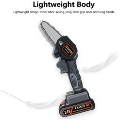 ASUPERMALL Wiederaufladbare Elektrische Kettensage Pequeoo Zur Holzsagen Pruning Zu Einer Handsage Mini-Elektro-Jardin Registrierung Elektro-Kettensage -Kettensägen & Zubehör Shop 26037524 4