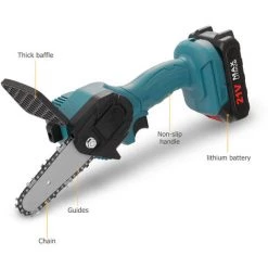 ASUPERMALL Tragbare Elektrische Sagen Mit Einer Elektrischen Ladung 21V Batterien Mit Einem Blauen Abschnitt Typ Euro Ausgeliefert -Kettensägen & Zubehör Shop 26674050 5