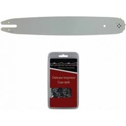 GT Market Führungsschiene 35 Cm (14 Zoll) + 1 Sägekette 3/8', 1,3mm, 50 Treibglieder Kompatibel Mit Stihl MS 181 Und MS211