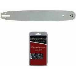 GT Market Führungsschiene 45 Cm (18 Zoll) + 1 Sägekette 0,325', 1,6mm, 74 Treibglieder, Kompatibel Mit Stihl MS 270