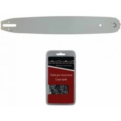 GT Market Führungsschiene 40 Cm (16 Zoll) + 1 Sägekette 3/8', 1,6mm, 60 Treibglieder, Kompatibel Mit Stihl MS 291, MS311, MS391