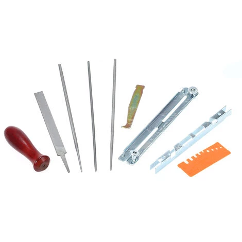 ASUPERMALL 10-Teilige Werkzeuge Zum Scharfen Von Kettensagen, Einschließlich 5/32, 3/16 Und 7/32 Zoll Feilen, Tiefenmesser Und Werkzeugtasche 3 ASUPERMALL 10-Teilige Werkzeuge Zum Scharfen Von Kettensagen, Einschließlich 5/32, 3/16 Und 7/32 Zoll Feilen, Tiefenmesser Und Werkzeugtasche – Bild 3