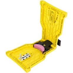 BEARSU Hochwertiger Elektrischer Kettensägenschärfer, Tragbarer Kettensägeblattschärfer Kettensägenzahnschärfer-Kit Universelle Schleifsteinschleifwerkzeuge (gelb) -Kettensägen & Zubehör Shop 27613805 5