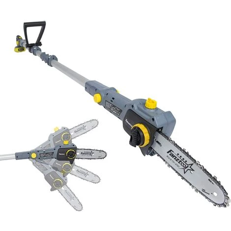 FANZTOOL 20V Li-Ion Akku-Hochentaster Mit 2,5Ah Akku/Ladegerät, Höhe Bis 5 M, 17 Cm Schnittstärke, Schwertlänge 20 Cm, Leichtes Gewicht 4 Kg 1 FANZTOOL 20V Li-Ion Akku-Hochentaster Mit 2,5Ah Akku/Ladegerät, Höhe Bis 5 M, 17 Cm Schnittstärke, Schwertlänge 20 Cm, Leichtes Gewicht 4 Kg