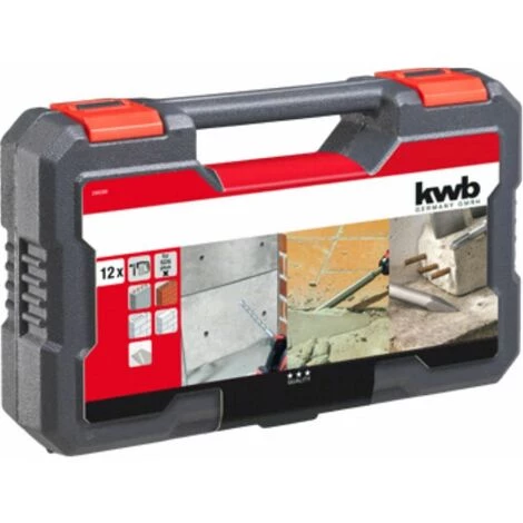 KWB SDS Plus Bohr-/Meisselset 12t 2 KWB SDS Plus Bohr-/Meisselset 12t – Bild 2
