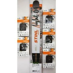 Stihl Original 30030007713 Light 04 Führungsschiene Schwert 40cm 1,6// 3/8' //5 X Stihl Original K...