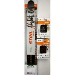 Stihl Original 30030007713 Führungsschiene Schwert 40cm 1,6// 3/8' //2 X Stihl Original Kette Halbm...