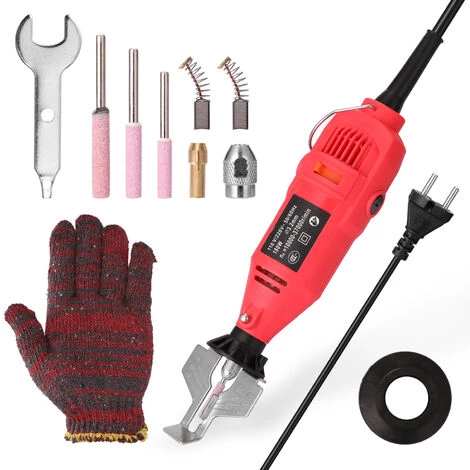 ASUPERMALL Mini-Elektro-Handschleiferfeile, Kettensagenscharfer Nach Europaischem Standard, 220 V, Rot 4 ASUPERMALL Mini-Elektro-Handschleiferfeile, Kettensagenscharfer Nach Europaischem Standard, 220 V, Rot – Bild 4