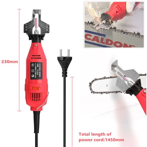 ASUPERMALL Mini-Elektro-Handschleiferfeile, Kettensagenscharfer Nach Europaischem Standard, 220 V, Rot 5 ASUPERMALL Mini-Elektro-Handschleiferfeile, Kettensagenscharfer Nach Europaischem Standard, 220 V, Rot – Bild 5