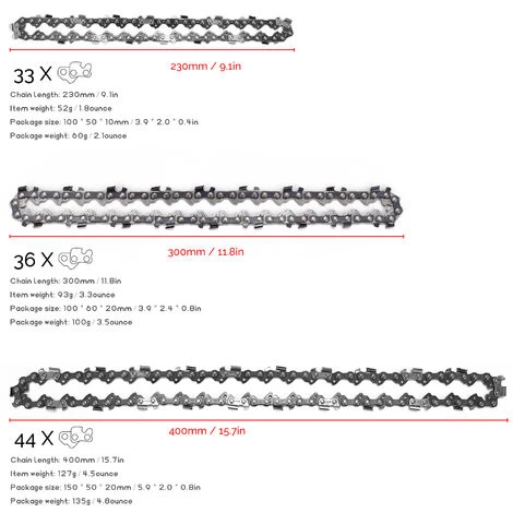 ASUPERMALL 6-Zoll-Mini-Stahlkette, Zubehor Fur Elektrische Kettensagen, Austausch Der Elektrischen Kettensagekette, Geeignet Fur SPU:, E15180, E15181 2 ASUPERMALL 6-Zoll-Mini-Stahlkette, Zubehor Fur Elektrische Kettensagen, Austausch Der Elektrischen Kettensagekette, Geeignet Fur SPU:, E15180, E15181 – Bild 2