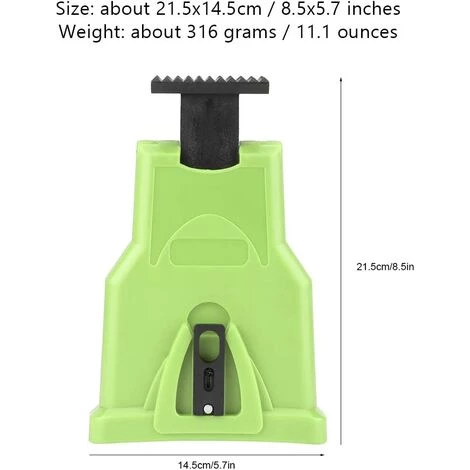 BEARSU Hochwertiger Elektrischer Kettensägenschärfer, Tragbarer Kettensägeblattschärfer Kettensägenzahnschärfer-Kit Universal Whetstone Grinder Tools (grün) 3 BEARSU Hochwertiger Elektrischer Kettensägenschärfer, Tragbarer Kettensägeblattschärfer Kettensägenzahnschärfer-Kit Universal Whetstone Grinder Tools (grün) – Bild 3