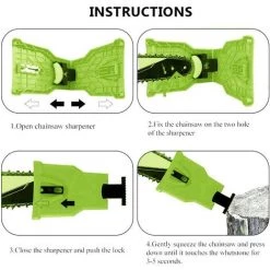 BEARSU Hochwertiger Elektrischer Kettensägenschärfer, Tragbarer Kettensägeblattschärfer Kettensägenzahnschärfer-Kit Universal Whetstone Grinder Tools (grün) 8 BEARSU Hochwertiger Elektrischer Kettensägenschärfer, Tragbarer Kettensägeblattschärfer Kettensägenzahnschärfer-Kit Universal Whetstone Grinder Tools (grün) -Kettensägen & Zubehör Shop 31509960 4