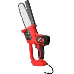 HAPPYSHOPPING Mini Cordless Elektrische Kettensäge Haushalt Handheld Kleine Abholzung Lithium Obstbaumsäge Bare Metal -Kettensägen & Zubehör Shop 33462998 3