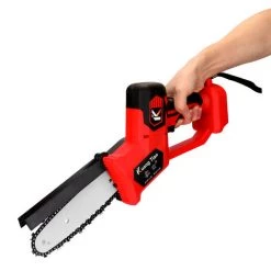 HAPPYSHOPPING Mini Cordless Elektrische Kettensäge Haushalt Handheld Kleine Abholzung Lithium Obstbaumsäge Bare Metal -Kettensägen & Zubehör Shop 33462998 4