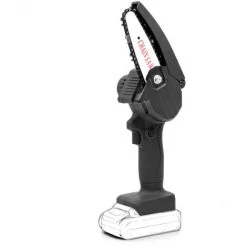 HAPPYSHOPPING Elektrische Astsäge, Kabellose Kleine Elektrische Säge, Einhändige Elektrische Säge, Elektrische Mini-Kettensäge Für Gartenholz, Blankes Metall,schwarz