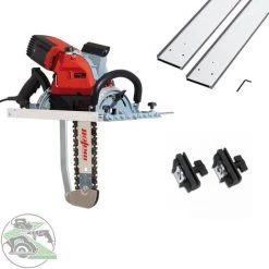 MAFELL Zimmerei Kettensäge ZSX Ec 400 Q + Führungsschiene 3m, 2-teilig + Adapterpaar
