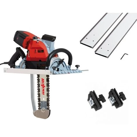 MAFELL Zimmerei Kettensäge ZSX Ec 400 Q + Führungsschiene 3m, 2-teilig + Adapterpaar 2 MAFELL Zimmerei Kettensäge ZSX Ec 400 Q + Führungsschiene 3m, 2-teilig + Adapterpaar – Bild 2