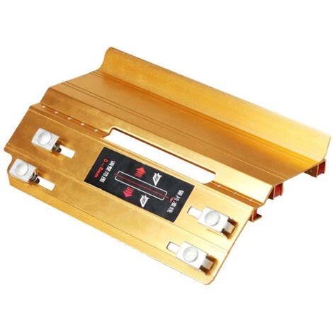 HAPPYSHOPPING 45-Grad-Fasenvorrichtung Für Keramikfliesen, Winkelführung Für Desktop-Steinschneidemaschinen, Zubehör Für Marmormaschinen, Manuelle Multifunktions-Fasenmaschine, Gold 1 HAPPYSHOPPING 45-Grad-Fasenvorrichtung Für Keramikfliesen, Winkelführung Für Desktop-Steinschneidemaschinen, Zubehör Für Marmormaschinen, Manuelle Multifunktions-Fasenmaschine, Gold