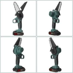 HAPPYSHOPPING 4 Zoll 21V Mini Akku-Kettensäge, Eine Ladung Und Eine Ladung, EU 220V -Kettensägen & Zubehör Shop 37407616 3