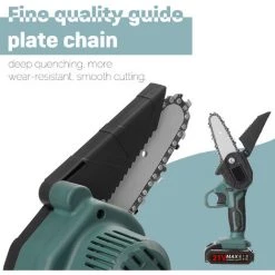 HAPPYSHOPPING 4 Zoll 21V Mini Akku-Kettensäge, Eine Ladung Und Eine Ladung, EU 220V -Kettensägen & Zubehör Shop 37407616 4