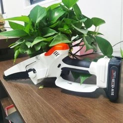 ASUPERMALL Tragbare Burstenlose Einhand-Elektrokettensage Fur Die Holzbearbeitung - Mini-Holzschneider-Akkusage Fur Den Gartenschnitt -Kettensägen & Zubehör Shop 38777898 3