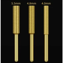 ASUPERMALL 12 Stuck Kettensagenbits Titanbeschichtete Elektrische Kettensagenfeile Mit Hoher Harte Zum Diamantschleifen, Modell: 5,5 Mm 8 ASUPERMALL 12 Stuck Kettensagenbits Titanbeschichtete Elektrische Kettensagenfeile Mit Hoher Harte Zum Diamantschleifen, Modell: 5,5 Mm -Kettensägen & Zubehör Shop 38778870 4