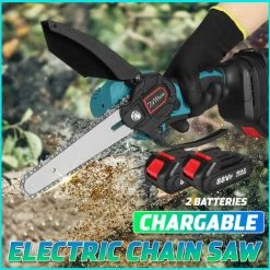MANTA Blau Akku Kettensäge Motorkettensäge Sägeblatt Einhandsäge Mit 2 Batterie 9 MANTA Blau Akku Kettensäge Motorkettensäge Sägeblatt Einhandsäge Mit 2 Batterie -Kettensägen & Zubehör Shop 40343632 5