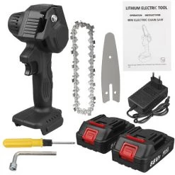 MANTA Elektrische Mini-Kettensägen Akku Kettensäge Motorkettensäge Motorsäge Sägeblatt Einhandsäge Mit 2 Batterien 8 MANTA Elektrische Mini-Kettensägen Akku Kettensäge Motorkettensäge Motorsäge Sägeblatt Einhandsäge Mit 2 Batterien -Kettensägen & Zubehör Shop 40347658 4