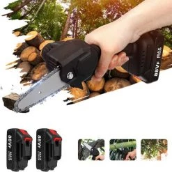 MANTA Elektrische Mini-Kettensägen Akku Kettensäge Motorkettensäge Motorsäge Sägeblatt Einhandsäge Mit 2 Batterien 9 MANTA Elektrische Mini-Kettensägen Akku Kettensäge Motorkettensäge Motorsäge Sägeblatt Einhandsäge Mit 2 Batterien -Kettensägen & Zubehör Shop 40347658 5