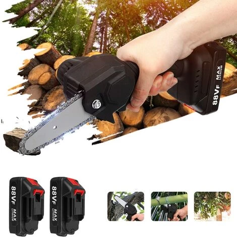 MANTA Elektrische Mini-Kettensägen Akku Kettensäge Motorkettensäge Motorsäge Sägeblatt Einhandsäge Mit 2 Batterien 5 MANTA Elektrische Mini-Kettensägen Akku Kettensäge Motorkettensäge Motorsäge Sägeblatt Einhandsäge Mit 2 Batterien – Bild 5