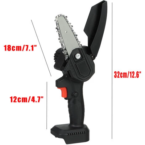 MANTA Elektrische Mini-Kettensägen Motorkettensäge Sägeblatt Einhandsäge Mit 2 Batterie 2 MANTA Elektrische Mini-Kettensägen Motorkettensäge Sägeblatt Einhandsäge Mit 2 Batterie – Bild 2