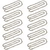 10x Trade-Shop Sägekette Kette / Typ Vollmeißel / 56 Treibglieder / Kettenteilung 3/8" / 1,3mm Treibgliedstärke Für Kettensägen 40cm (16") Schwertlänge