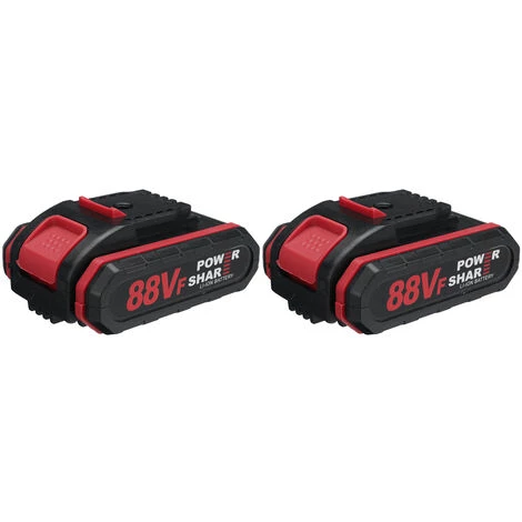 MAEREX 88V 1080W Elektrische Mini-Kettensägen Akku-Elektro-Kettensäge Garten-Holzschneidwerkzeug (Rot, 2 Akkus) 3 MAEREX 88V 1080W Elektrische Mini-Kettensägen Akku-Elektro-Kettensäge Garten-Holzschneidwerkzeug (Rot, 2 Akkus) – Bild 3