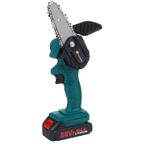 MAEREX 4 Zoll Elektrische Mini-Kettensägen Akku-Kettensägen 2 Akkus 1 MAEREX 4 Zoll Elektrische Mini-Kettensägen Akku-Kettensägen 2 Akkus