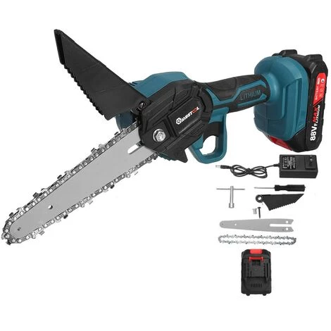 MAEREX MUSTOOL Mini Kettensäge 88VF Kettensäge Elektro 6 Zoll Kettensäge Akku Klein LED-Beleuchtung Akku-handkettensäge Mit 1 X Batterie 2 MAEREX MUSTOOL Mini Kettensäge 88VF Kettensäge Elektro 6 Zoll Kettensäge Akku Klein LED-Beleuchtung Akku-handkettensäge Mit 1 X Batterie – Bild 2
