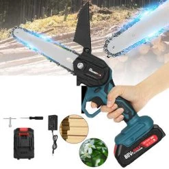 MAEREX MUSTOOL Mini Kettensäge 88VF Kettensäge Elektro 6 Zoll Kettensäge Akku Klein LED-Beleuchtung Akku-handkettensäge Mit 1 X Batterie 8 MAEREX MUSTOOL Mini Kettensäge 88VF Kettensäge Elektro 6 Zoll Kettensäge Akku Klein LED-Beleuchtung Akku-handkettensäge Mit 1 X Batterie -Kettensägen & Zubehör Shop 41016512 4