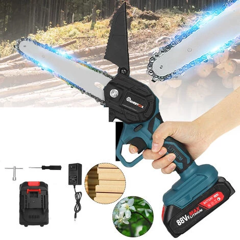 MAEREX MUSTOOL Mini Kettensäge 88VF Kettensäge Elektro 6 Zoll Kettensäge Akku Klein LED-Beleuchtung Akku-handkettensäge Mit 1 X Batterie 4 MAEREX MUSTOOL Mini Kettensäge 88VF Kettensäge Elektro 6 Zoll Kettensäge Akku Klein LED-Beleuchtung Akku-handkettensäge Mit 1 X Batterie – Bild 4