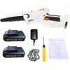 ASUPERMALL Mini-Kettensage 6 Zoll Mini-Kettensage Akku-Kettensage 2,7 Lbs. Leichte Handkettensage Mit 2 Ersatzketten Akku-Elektrokettensage Und 2 Akkus