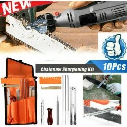 THSINDE 1/4", 3/8" Kettensägenführung Und Schärfer-Service-Kit Mit Niedrigem Profil Und 4,0 Mm Rundfeilen (10 Stück) -Kettensägen & Zubehör Shop 42551705 3