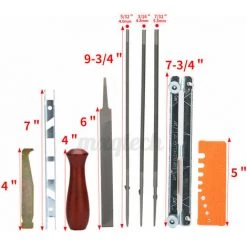 THSINDE 1/4", 3/8" Kettensägenführung Und Schärfer-Service-Kit Mit Niedrigem Profil Und 4,0 Mm Rundfeilen (10 Stück) -Kettensägen & Zubehör Shop 42551705 5