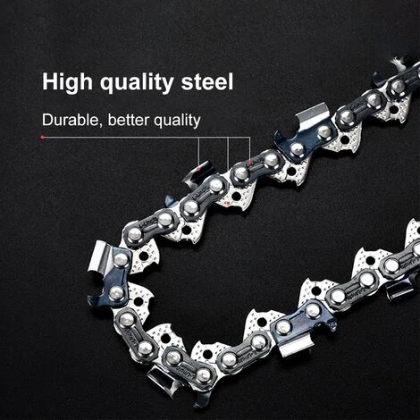 DEVENIRRICHE 3-teiliges Set Universal Logging Kettensägenketten 3/8 Pitch Semi-Chisel Gasbetriebene Kettensägenketten Passend, 12 Zoll 45-Laufwerk-Verbindungen 3 DEVENIRRICHE 3-teiliges Set Universal Logging Kettensägenketten 3/8 Pitch Semi-Chisel Gasbetriebene Kettensägenketten Passend, 12 Zoll 45-Laufwerk-Verbindungen – Bild 3