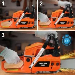 HALOYO 58cc Benzin Kettensäge Motorkettensäge Kettensägen Motorsäge Säge Motorsäge 45cm -Kettensägen & Zubehör Shop 43275114 5