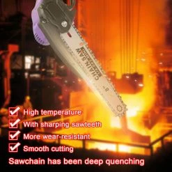 ASUPERMALL 21V 8inch Tragbare Elektrische Astsage Kleine Holzspaltungskettensage Brushless Motor Einhand-Holzbearbeitungswerkzeug Fur Garten Obstgarten -Kettensägen & Zubehör Shop 44190642 5