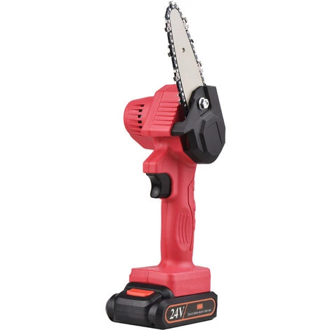 ASUPERMALL Mini Kettensage Handheld Akku-Kettensage 4-Zoll 24V Elektro-Kettensagen Einhandig Tragbare Kettensage Elektrische Astsage Fur Garten Baumfallung Trimmen Buschholz Schneiden 1 ASUPERMALL Mini Kettensage Handheld Akku-Kettensage 4-Zoll 24V Elektro-Kettensagen Einhandig Tragbare Kettensage Elektrische Astsage Fur Garten Baumfallung Trimmen Buschholz Schneiden