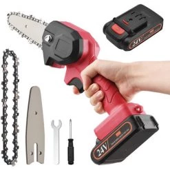 ASUPERMALL Mini Kettensage Handheld Akku-Kettensage 4-Zoll 24V Elektro-Kettensagen Einhandig Tragbare Kettensage Elektrische Astsage Fur Garten Baumfallung Trimmen Buschholz Schneiden 8 ASUPERMALL Mini Kettensage Handheld Akku-Kettensage 4-Zoll 24V Elektro-Kettensagen Einhandig Tragbare Kettensage Elektrische Astsage Fur Garten Baumfallung Trimmen Buschholz Schneiden -Kettensägen & Zubehör Shop 44191700 4